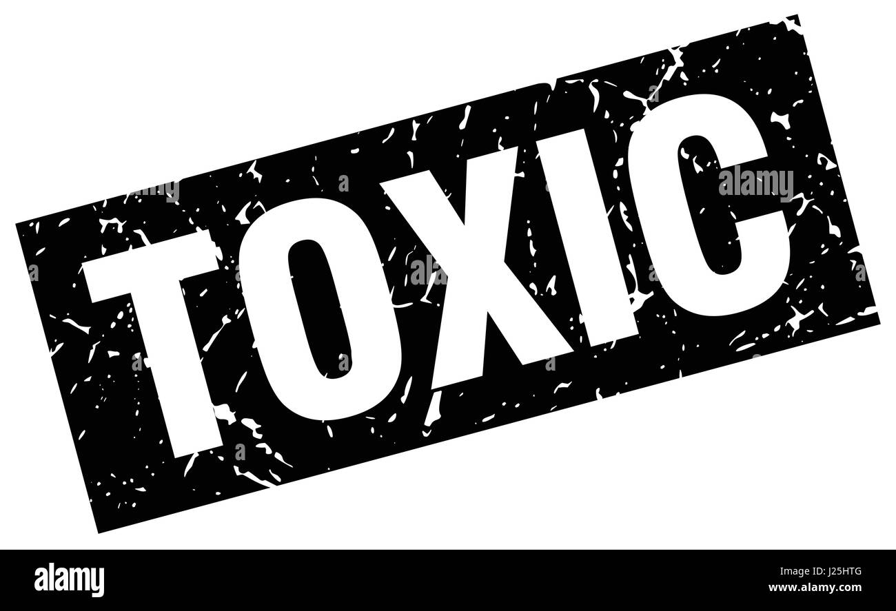 square grunge black toxic stamp Stock Vector Image & Art - Alamy