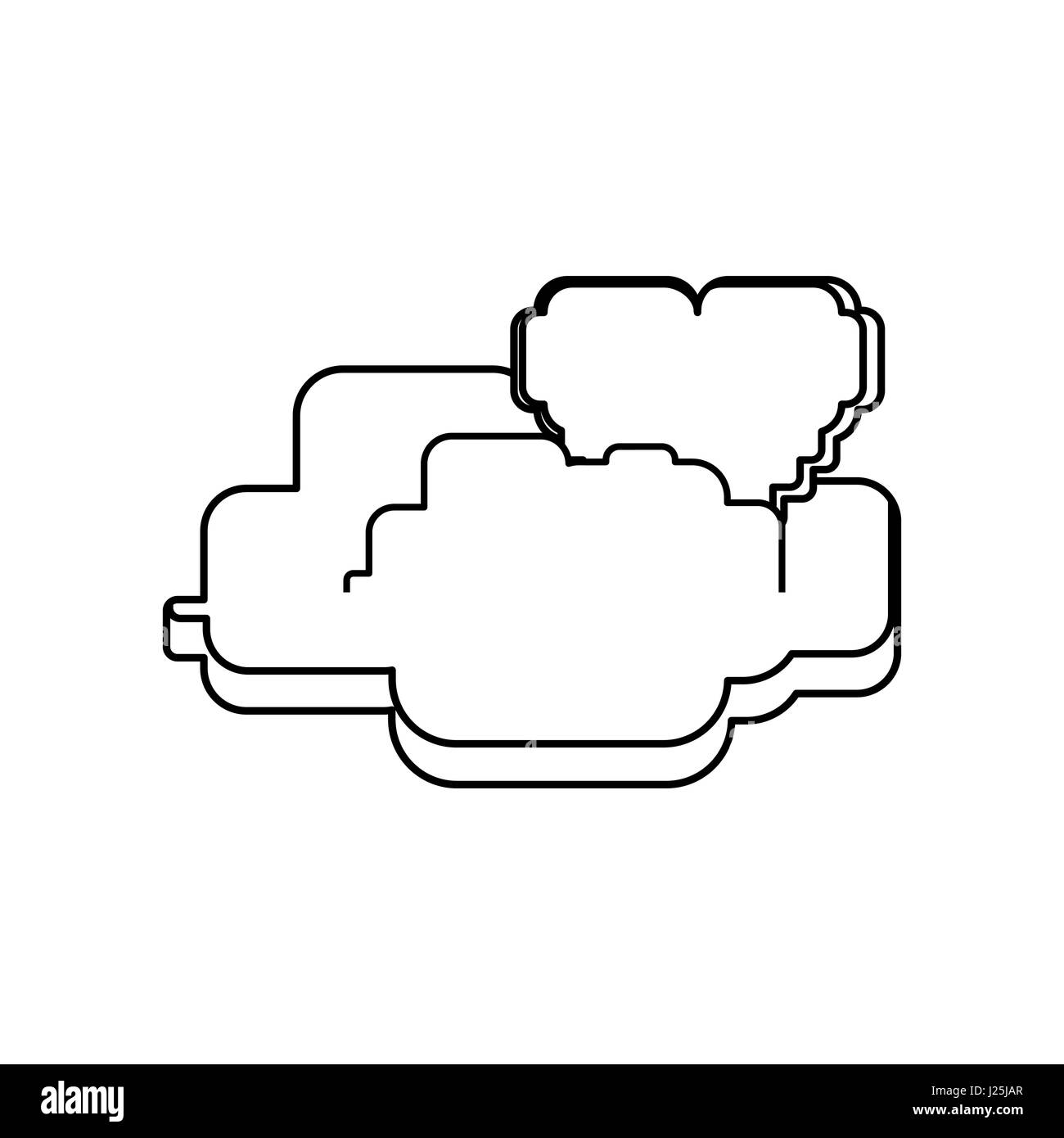 Pixelated heart shape icon vector Black and White Stock Photos & Images ...