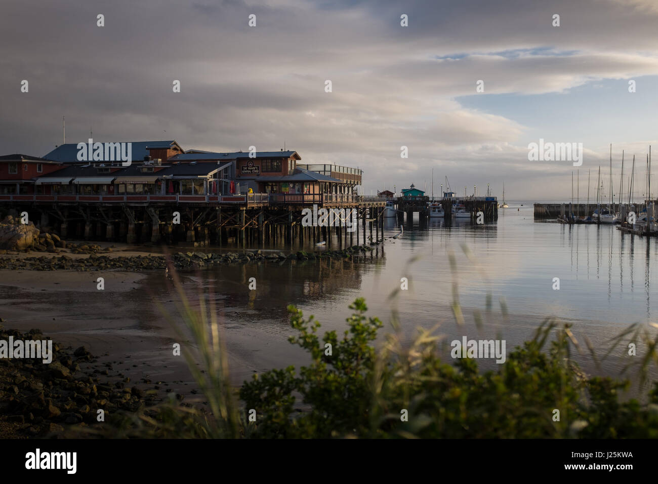 Old Fisherman's Wharf, Monterey, California Stock Photo