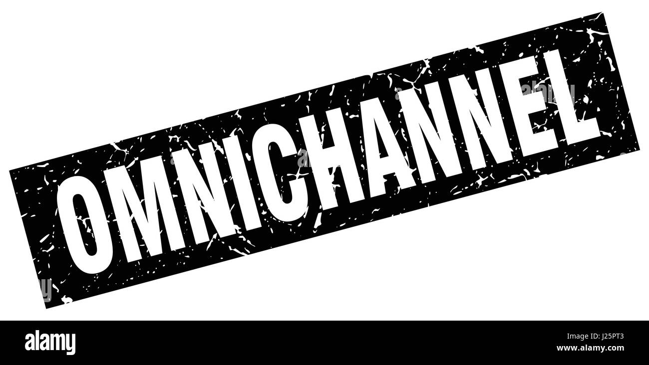 square grunge black omnichannel stamp Stock Vector Image & Art - Alamy