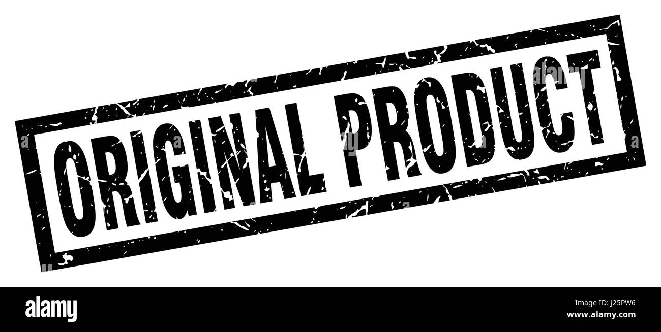 square grunge black original product stamp Stock Vector Image & Art - Alamy