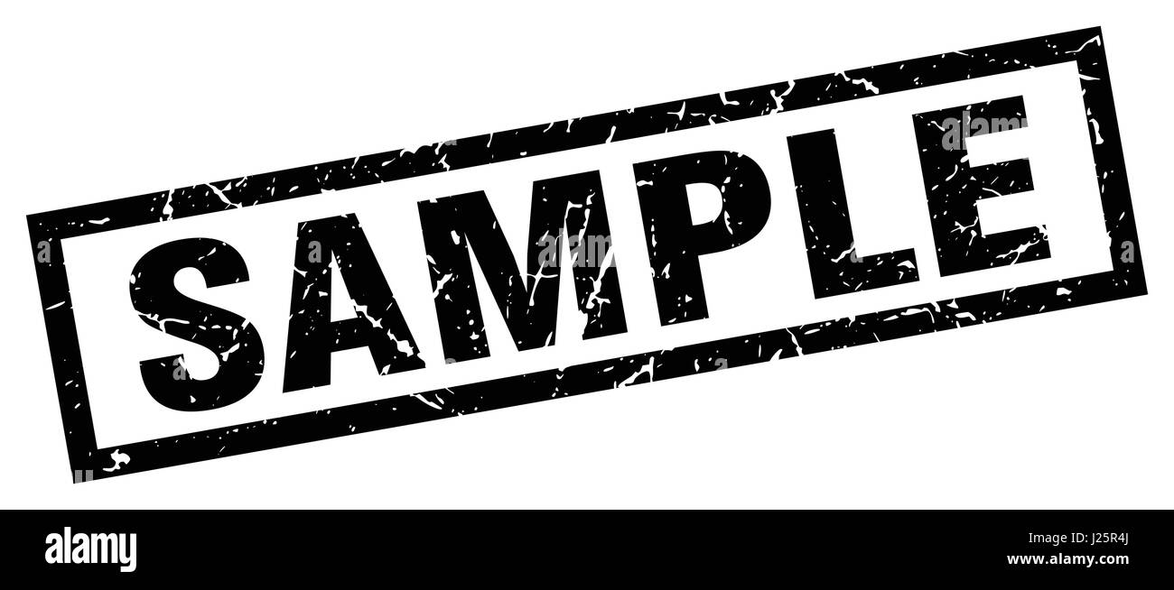 square grunge black sample stamp Stock Vector Image & Art - Alamy
