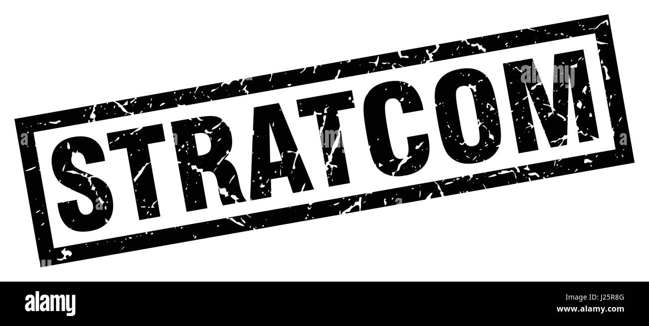 square grunge black stratcom stamp Stock Vector Image & Art - Alamy