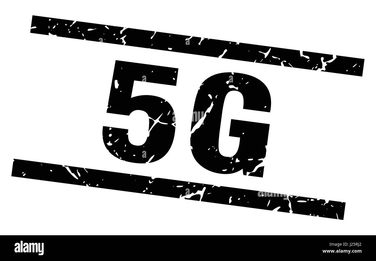 square grunge black 5g stamp Stock Vector Image & Art - Alamy