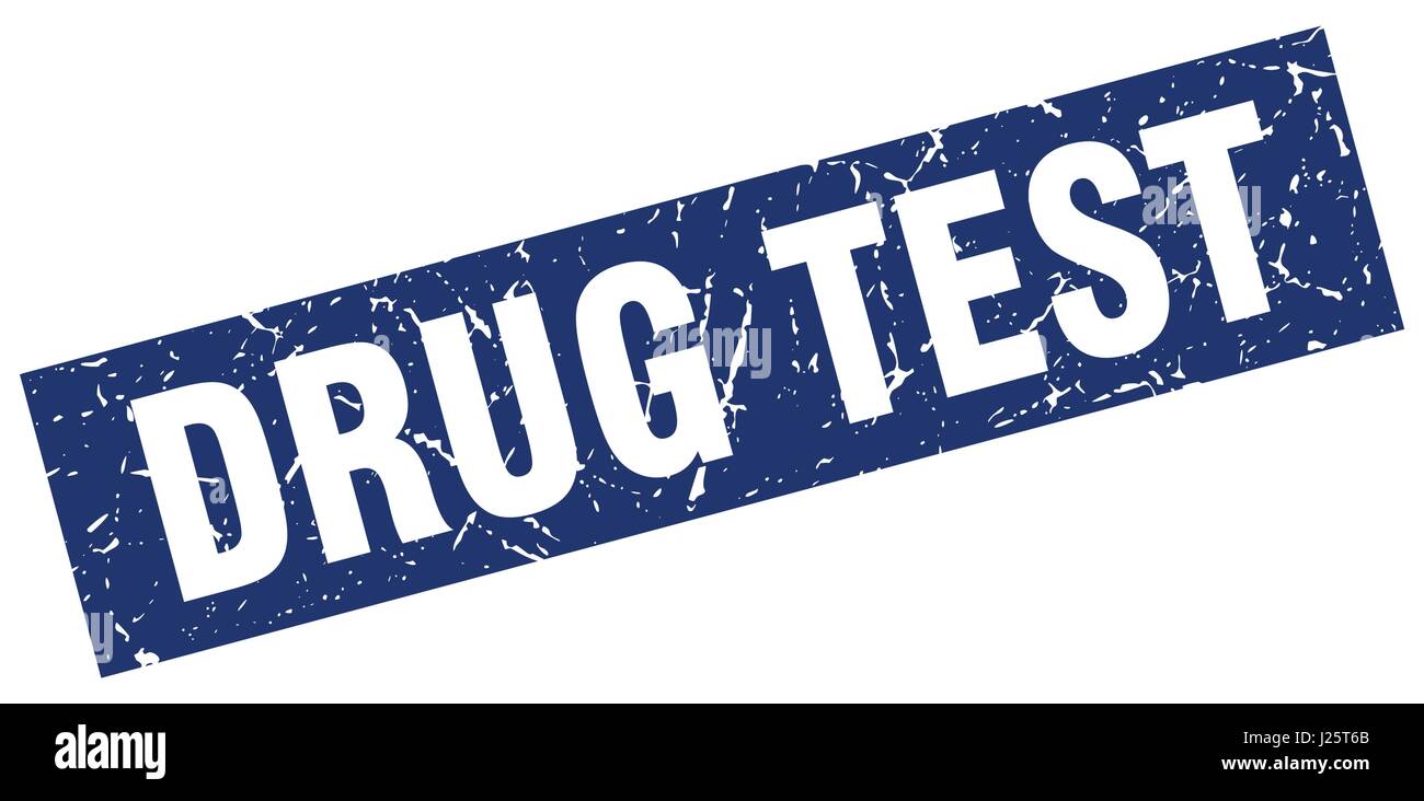 Drug test rubber stamp Stock Vector Images Alamy
