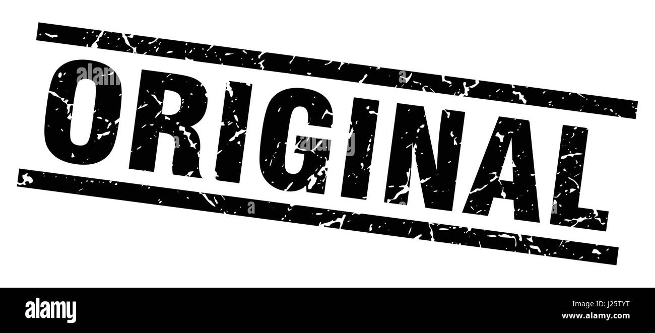 square grunge black original stamp Stock Vector Image & Art - Alamy