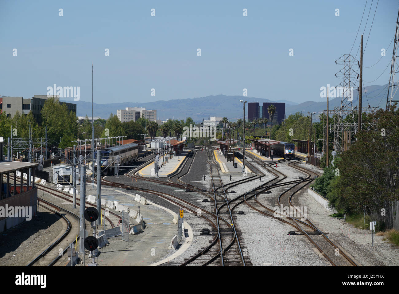 San Jose Diridon Station - railroad alignment surveyed in the 1860s photo 2