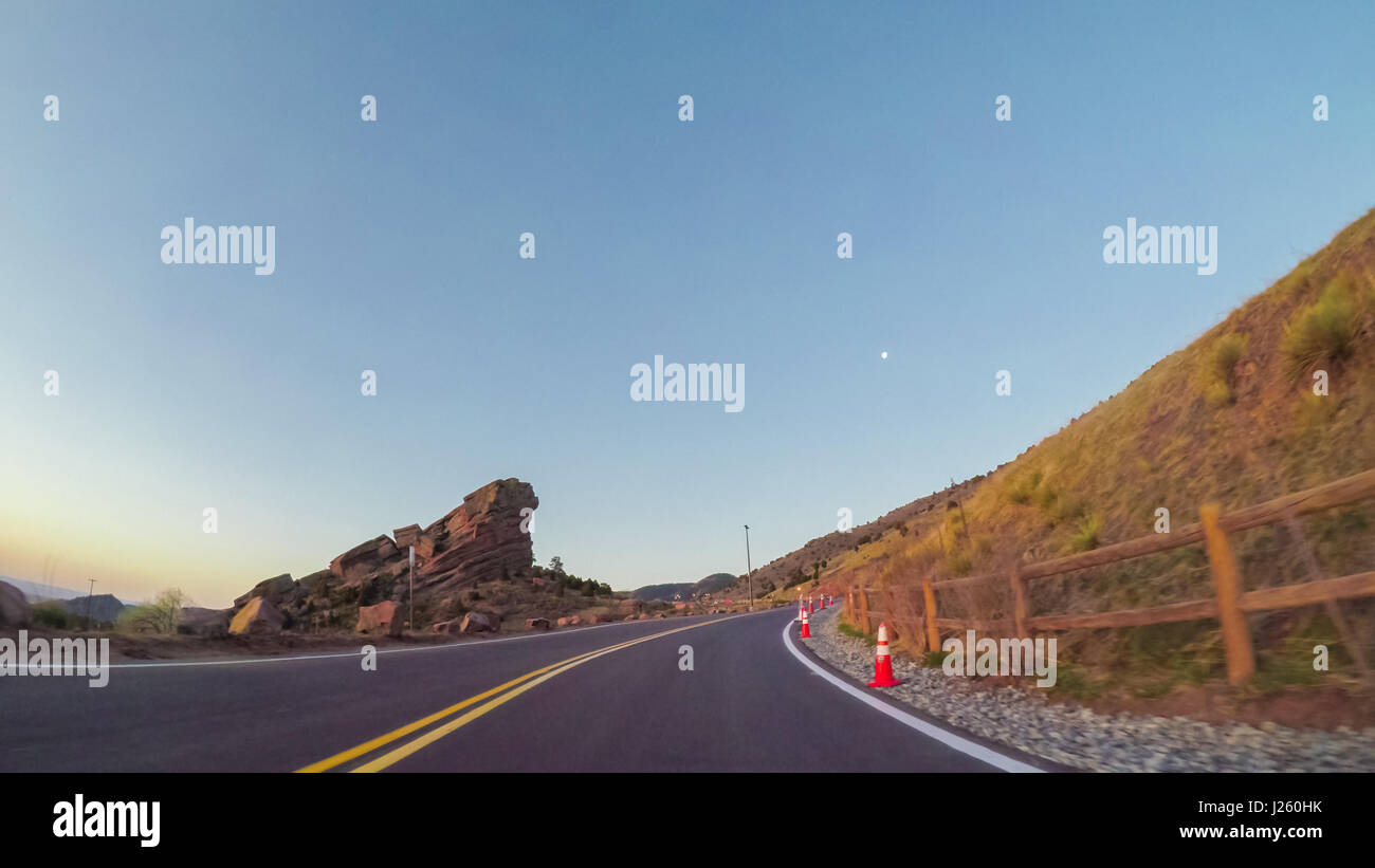 Red rocks amphitheatre concert hi-res stock photography and images - Alamy