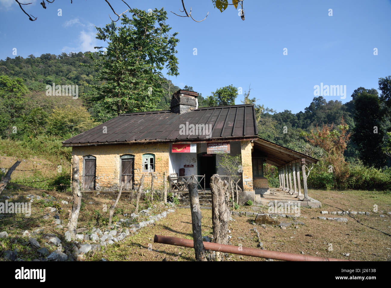 Indian post office building , Alipurduar,West-Bengal Stock Photo