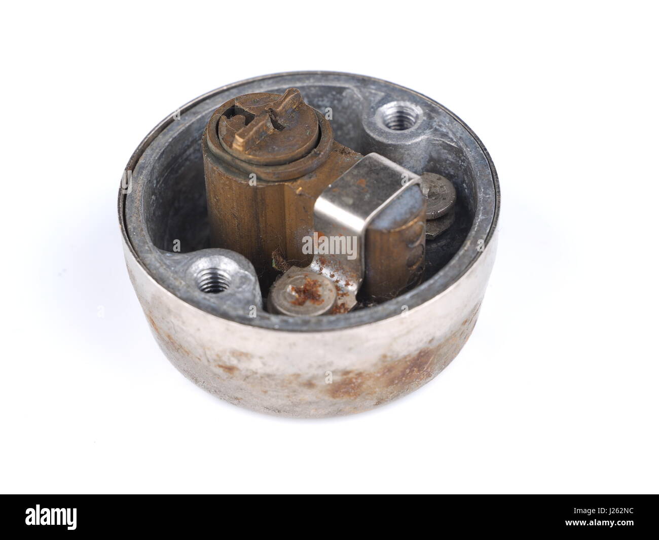 Lock on a white background Stock Photo - Alamy