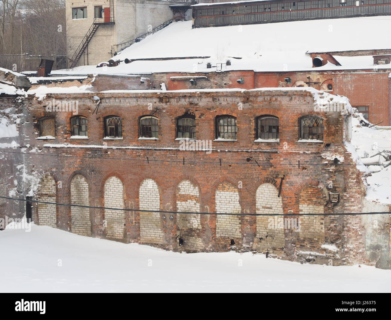 old brick factory Stock Photo - Alamy