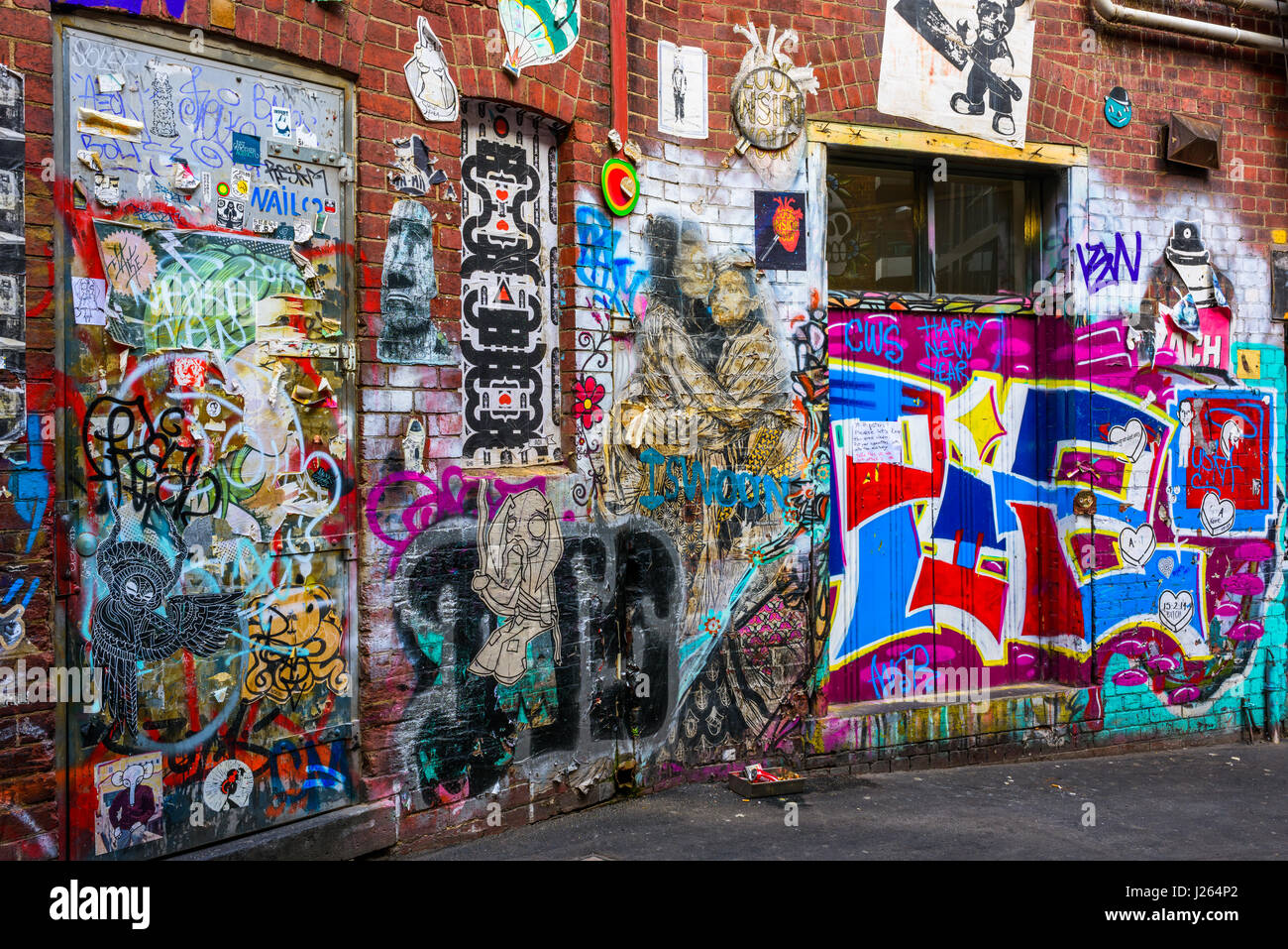 Melbourne street art Stock Photo Alamy