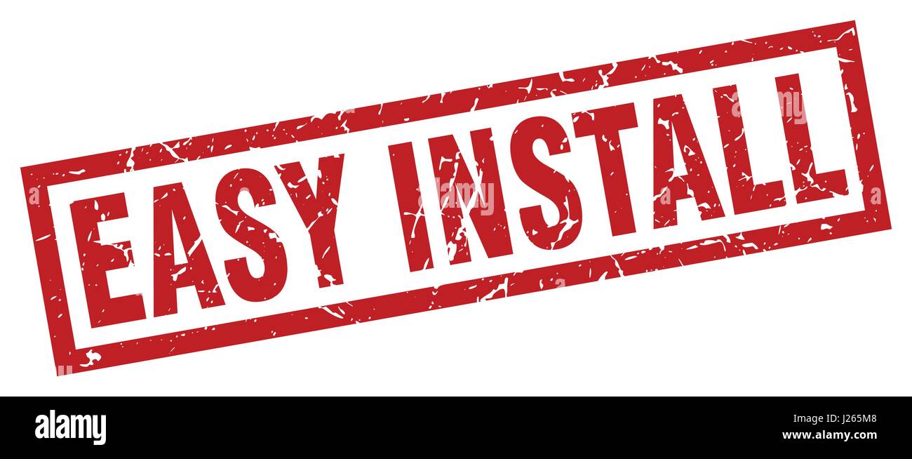 Easy install vector vectors hi-res stock photography and images - Alamy
