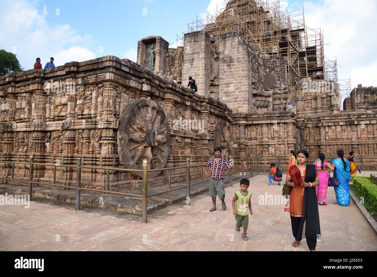 Konark Sun Temple, Puri, Orissa, India Stock Photo
