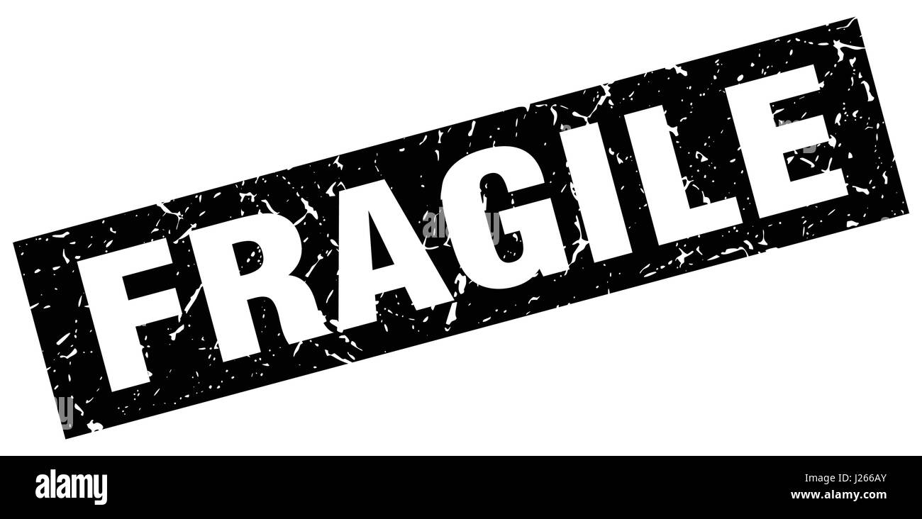 Fragile Sticker Black and White Stock Photos & Images Alamy
