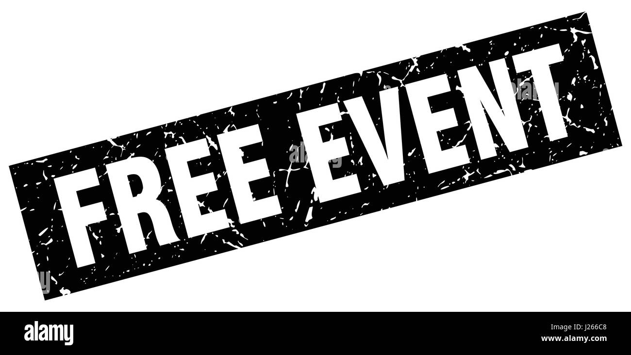 square grunge black free event stamp Stock Vector Image & Art - Alamy
