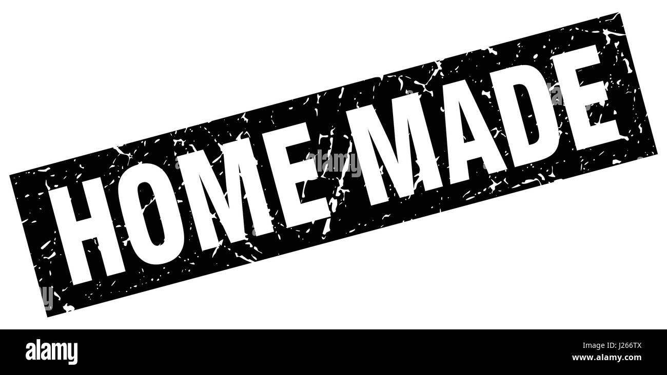 square grunge black home made stamp Stock Vector Image & Art - Alamy