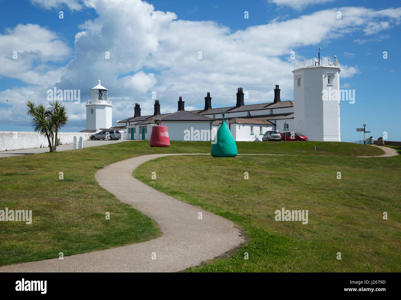 Lizard Point Lighthouse. Cornwall. UK. Stock Photo