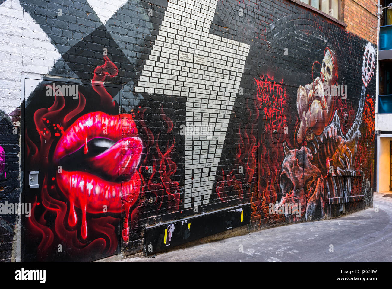 Melbourne street art Stock Photo Alamy