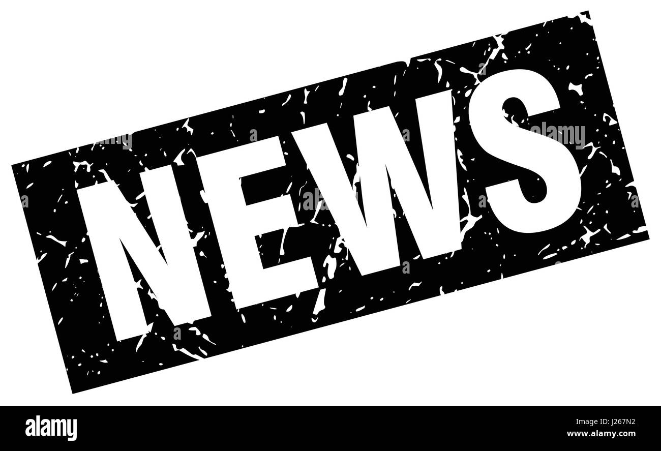 square grunge black news stamp Stock Vector Image & Art - Alamy
