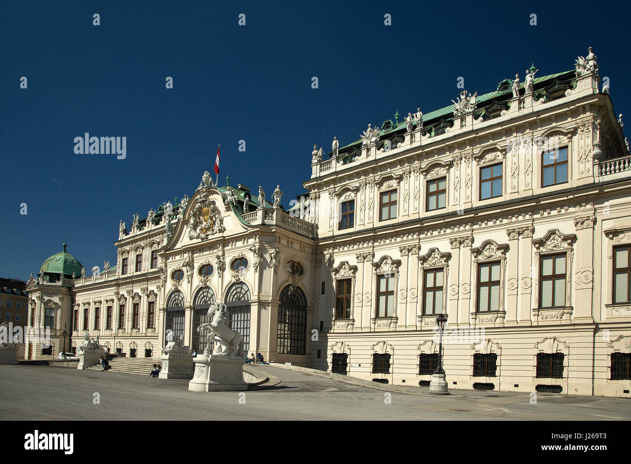 Upper Belvedere Palace, Vienna Stock Photo - Alamy