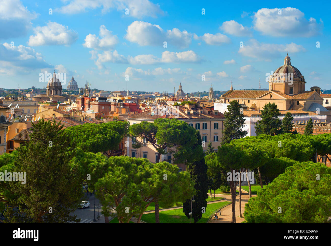 Aerial view of rome hi-res stock photography and images - Alamy