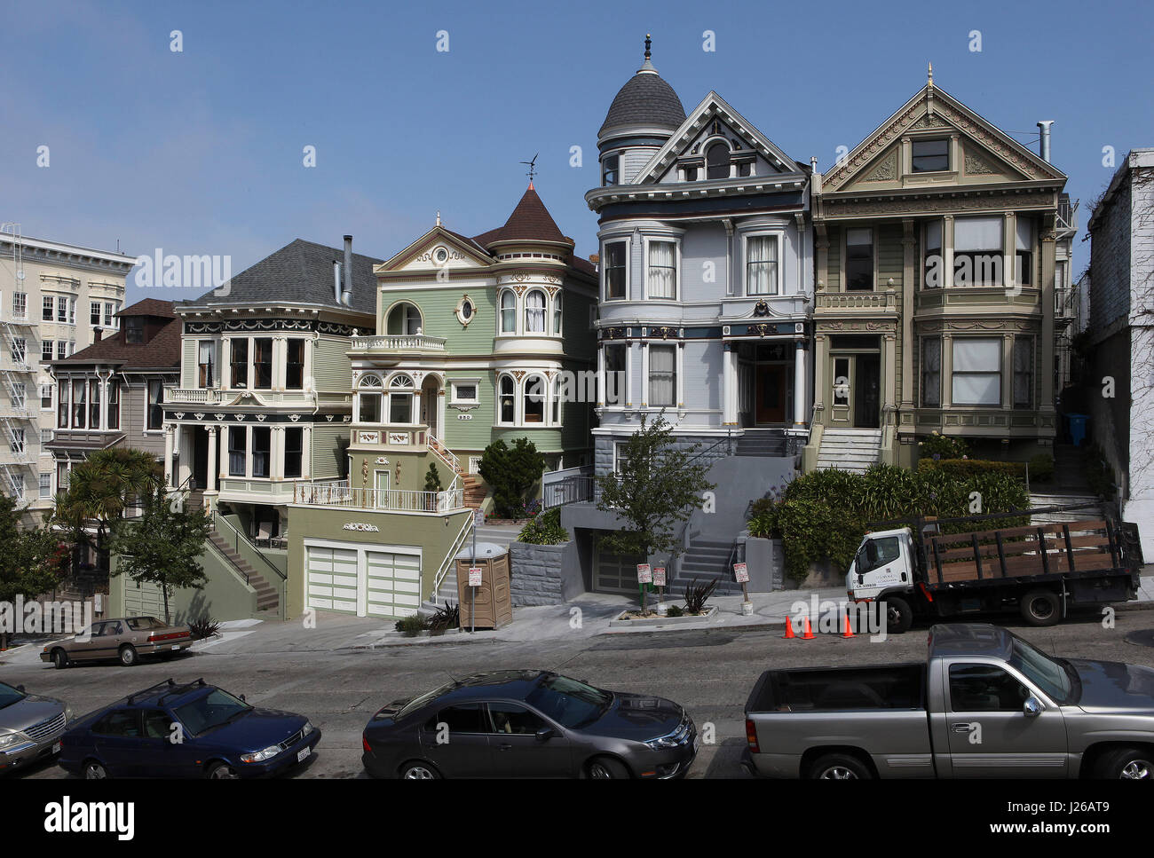 San Francisco,USA: San Franciscan architecture Stock Photo