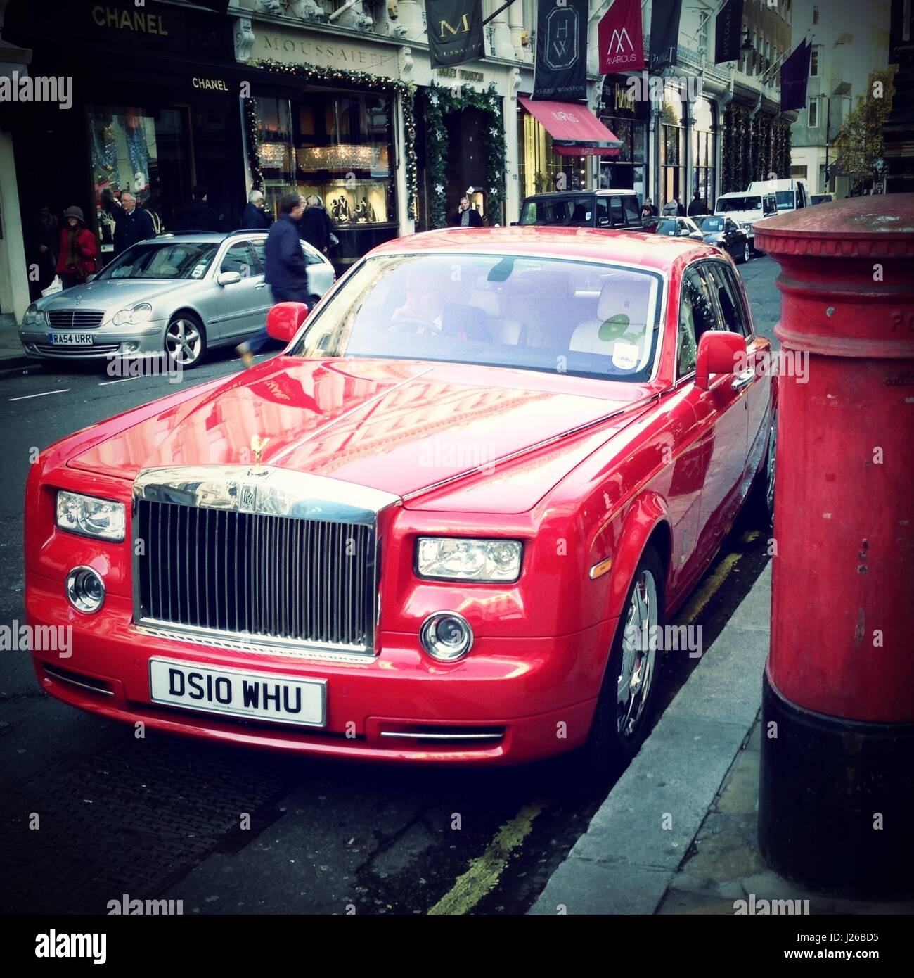 Rolls Royce parked in Bond Street, London, England, UK Stock Photo