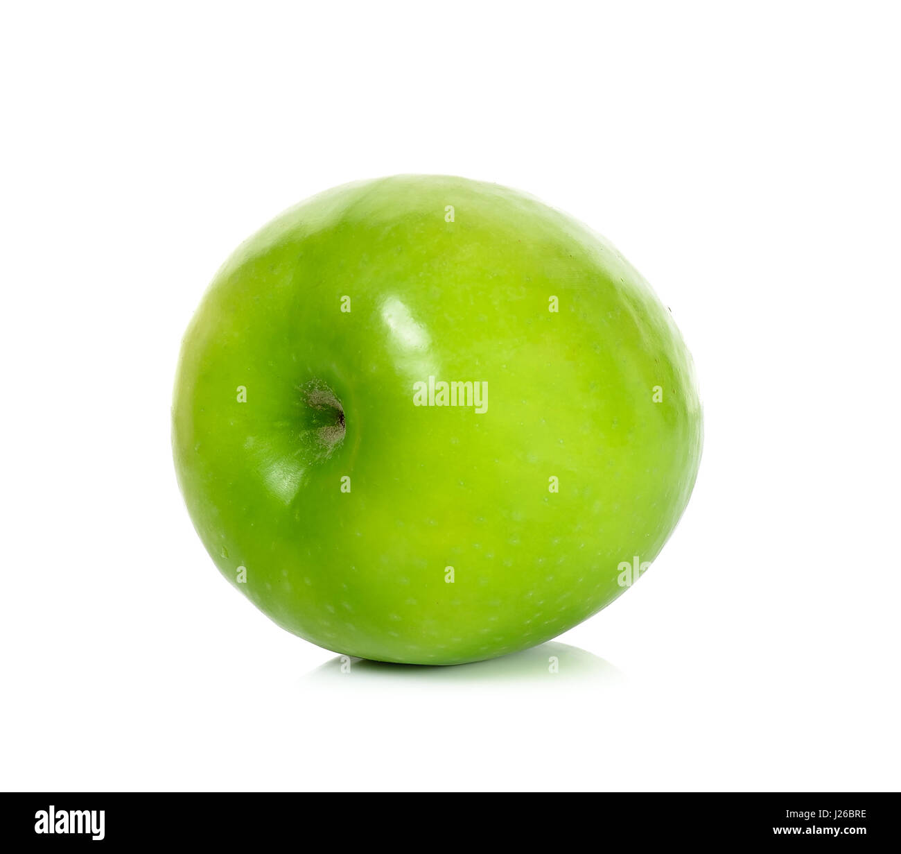Green apple isolated on the white background Stock Photo - Alamy