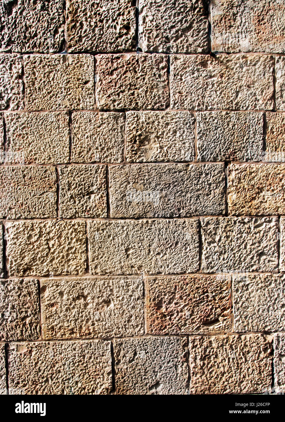 Jerusalem stone wall Stock Photo - Alamy