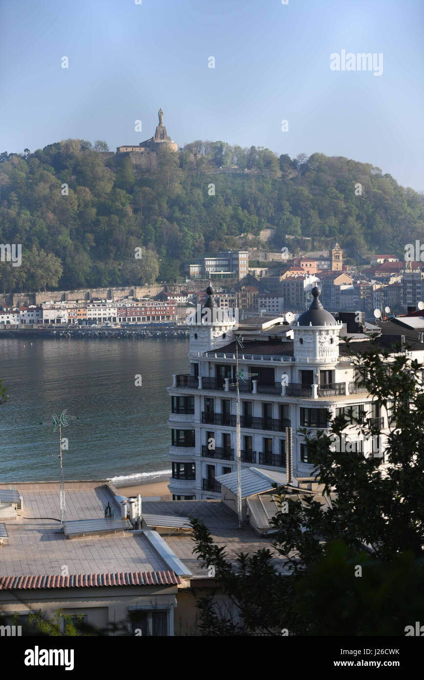 Luxury villa in San Sebastian Spain next to the beach Stock Photo Alamy