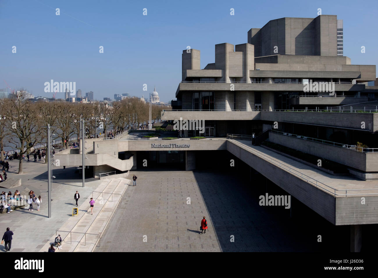 National Theatre in London, England, UK, Europe Stock Photo