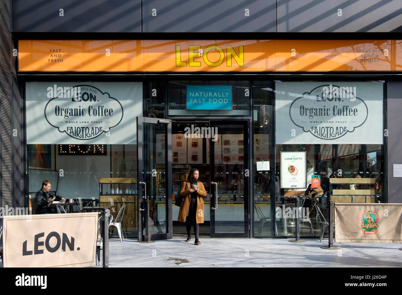 Leon Coffee, 6 More London Riverside, London, England, UK, Europe Stock Photo