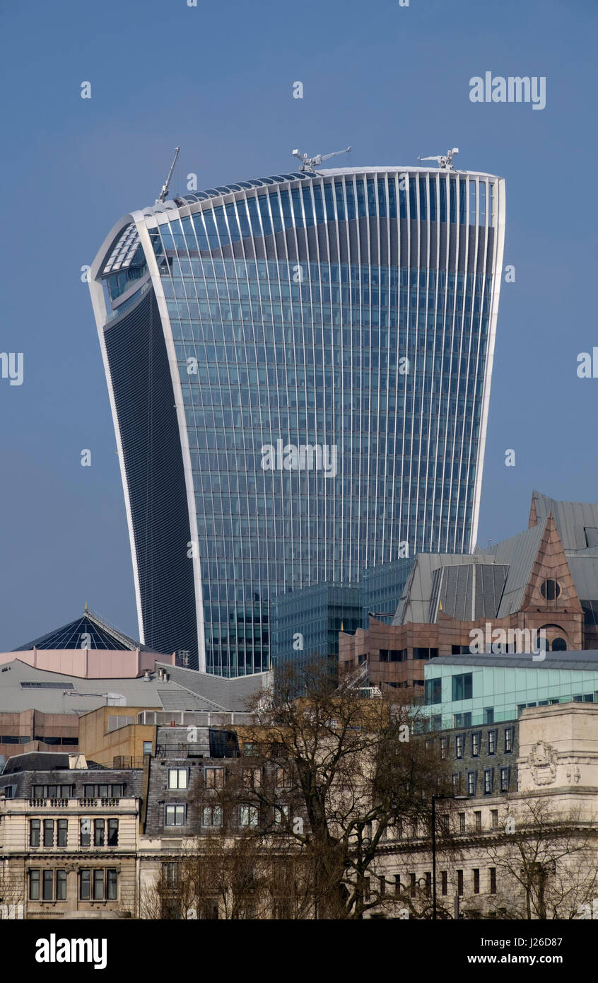20 Fenchurch Street skyscraper in London, England, UK, Europe Stock Photo