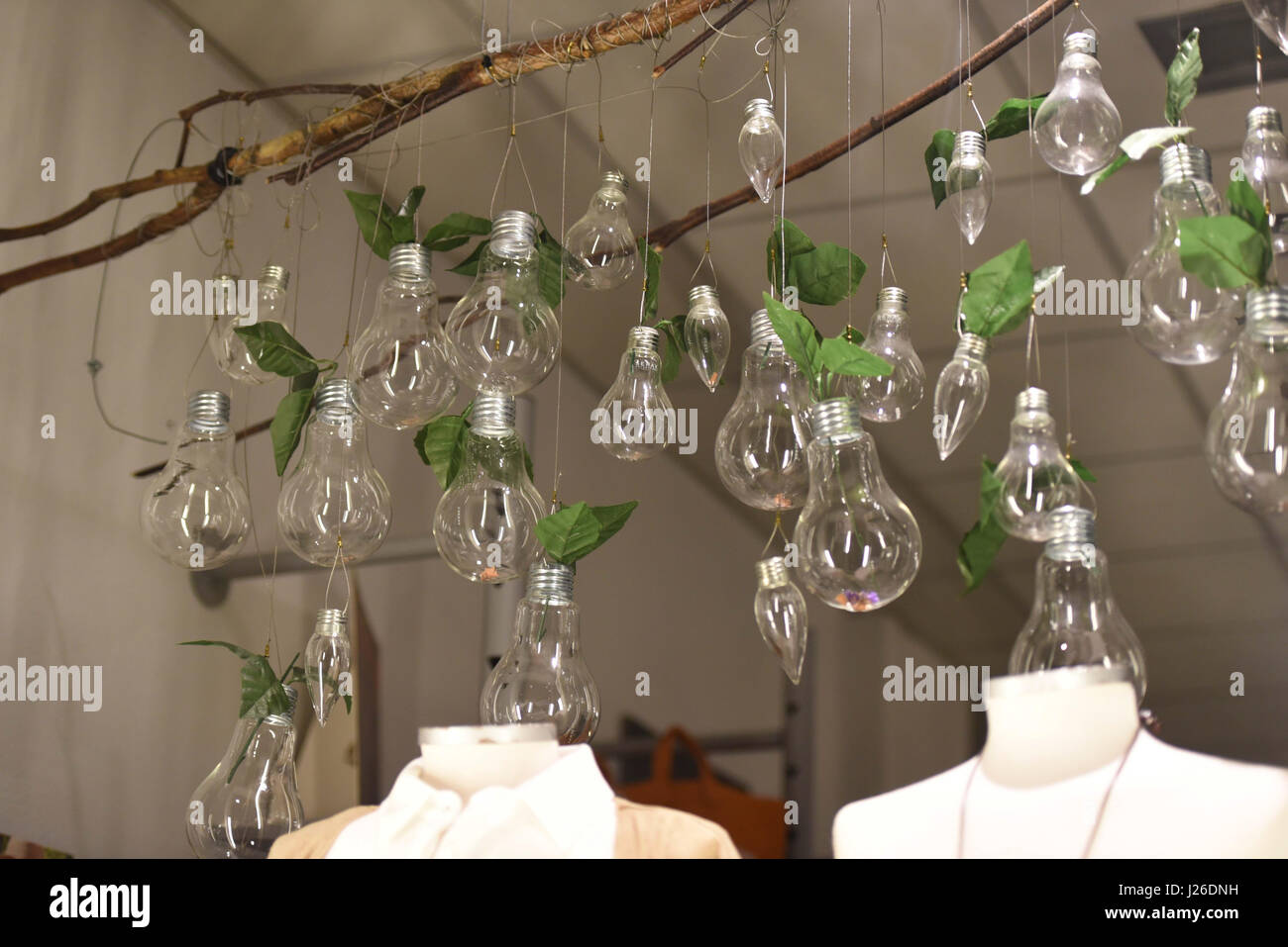 Used Light Bulbd Light bulbs used as decoration Stock Photo - Alamy