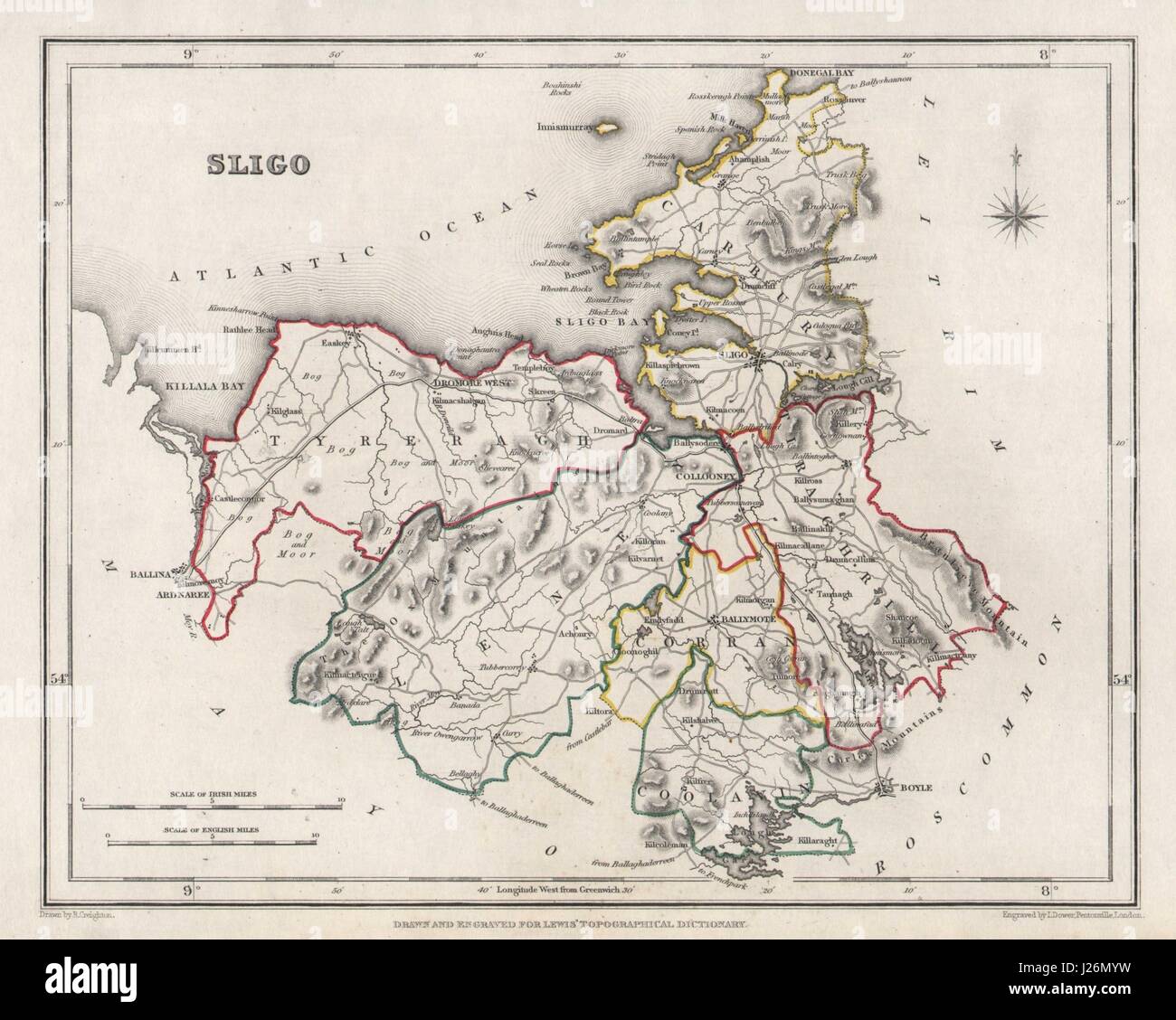 County sligo map hires stock photography and images Alamy