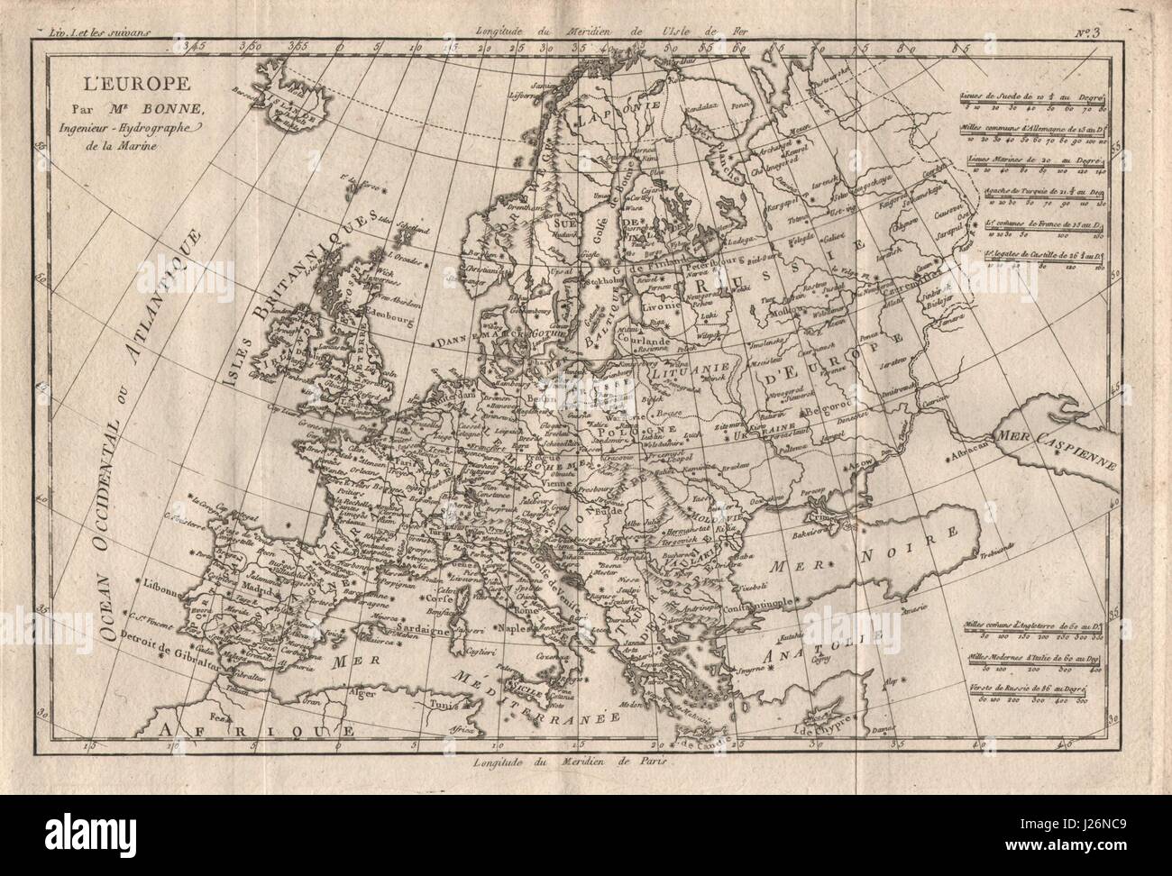 18th century europe map hi-res stock photography and images - Alamy