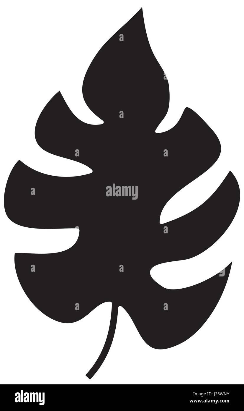 tropical leaf icon Stock Vector Image & Art - Alamy