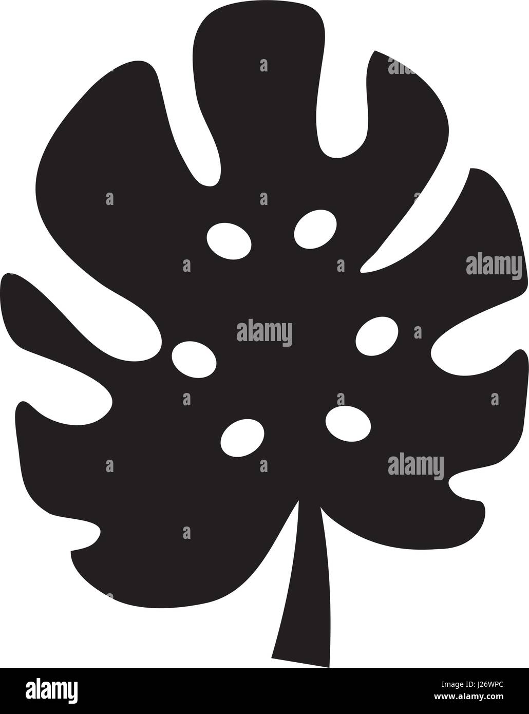 tropical leaf icon Stock Vector Image & Art - Alamy