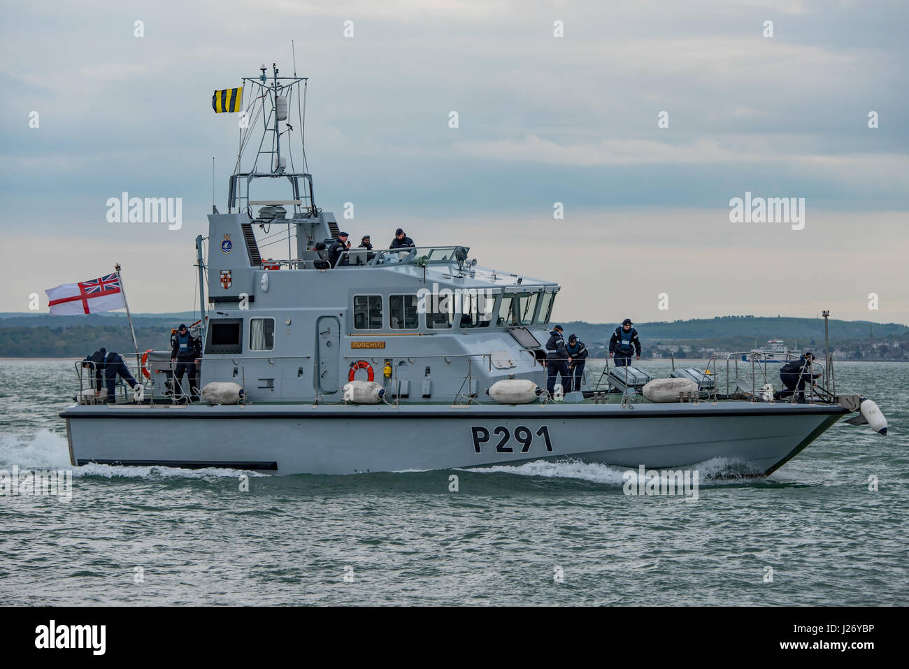 HMS Puncher (P291) at Portsmouth, UK on the 24th April 2017. Stock Photo