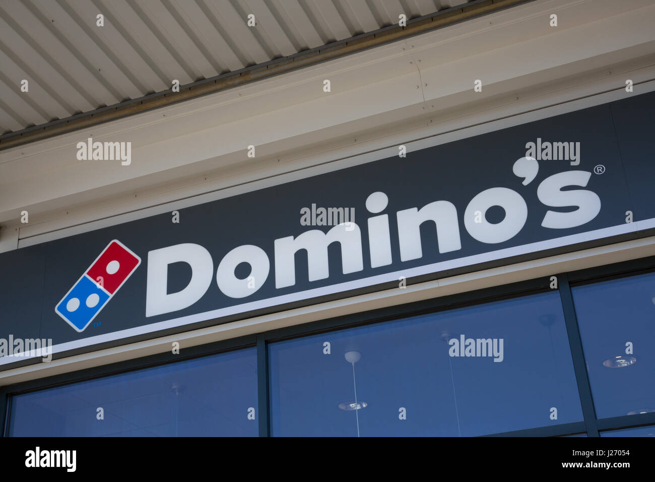 Domino's Pizzas signage Stock Photo