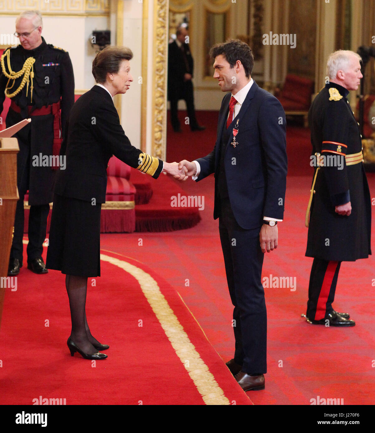 Mr. Matthew Gotrel from Henley On Thames is made an MBE (Member of the