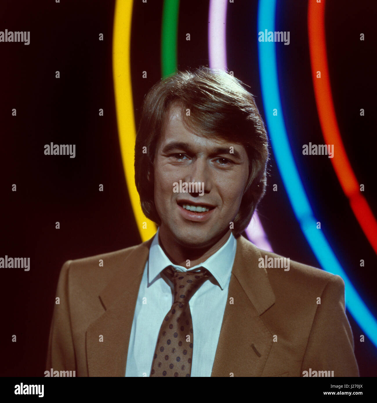 Deutscher Schlagersänger Roland Kaiser, Deutschland 1980er Jahre. German schlager singer