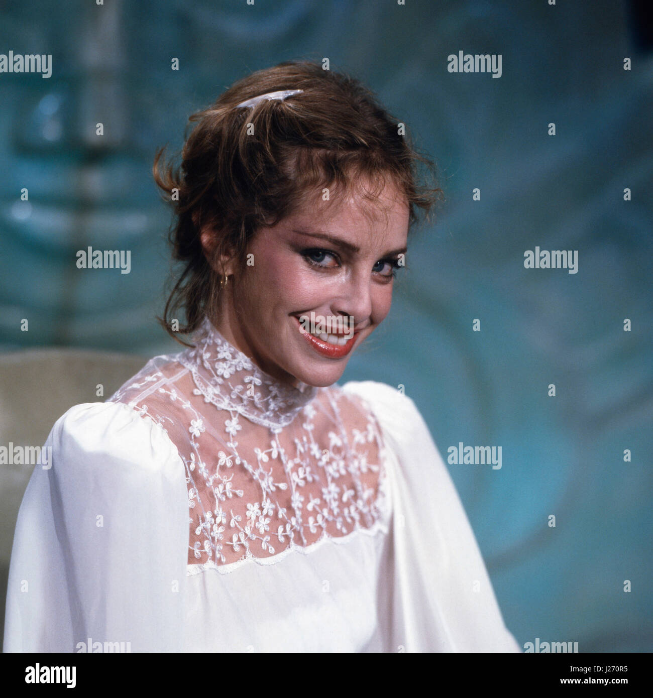 Amerikanische Schauspielerin Sydne Rome, Deutschland 1980er Jahre. American  actress Sydne Rome, Germany 1980s Stock Photo - Alamy