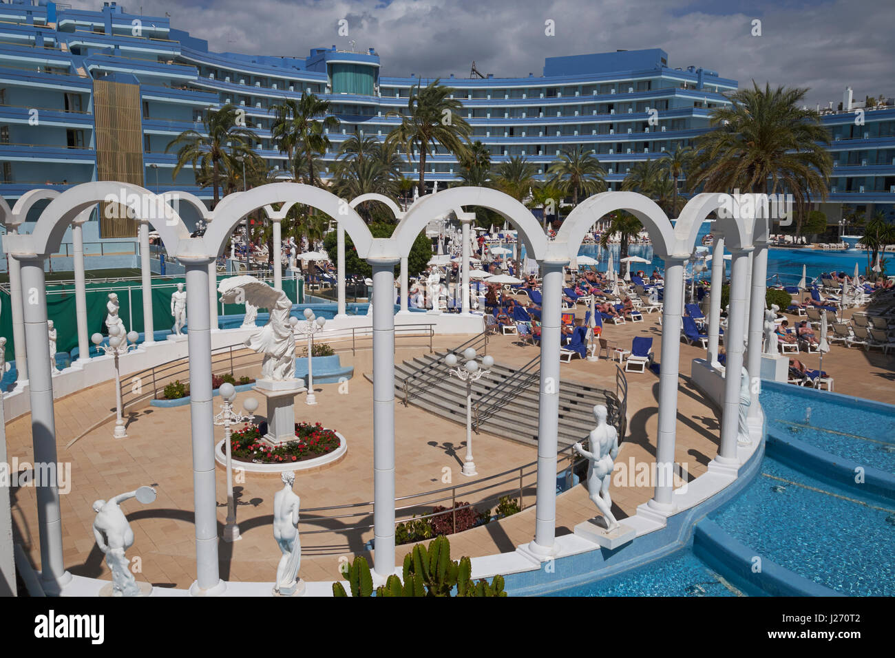 The Mare Nostrum Resort hotel complex at Playa de las Américas, Arona,  Tenerife, Canary Islands, Spain Stock Photo - Alamy