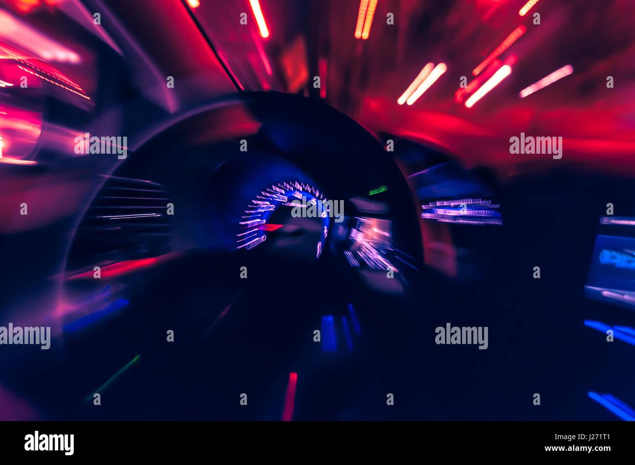 Car with zoom effect hires stock photography and images Alamy