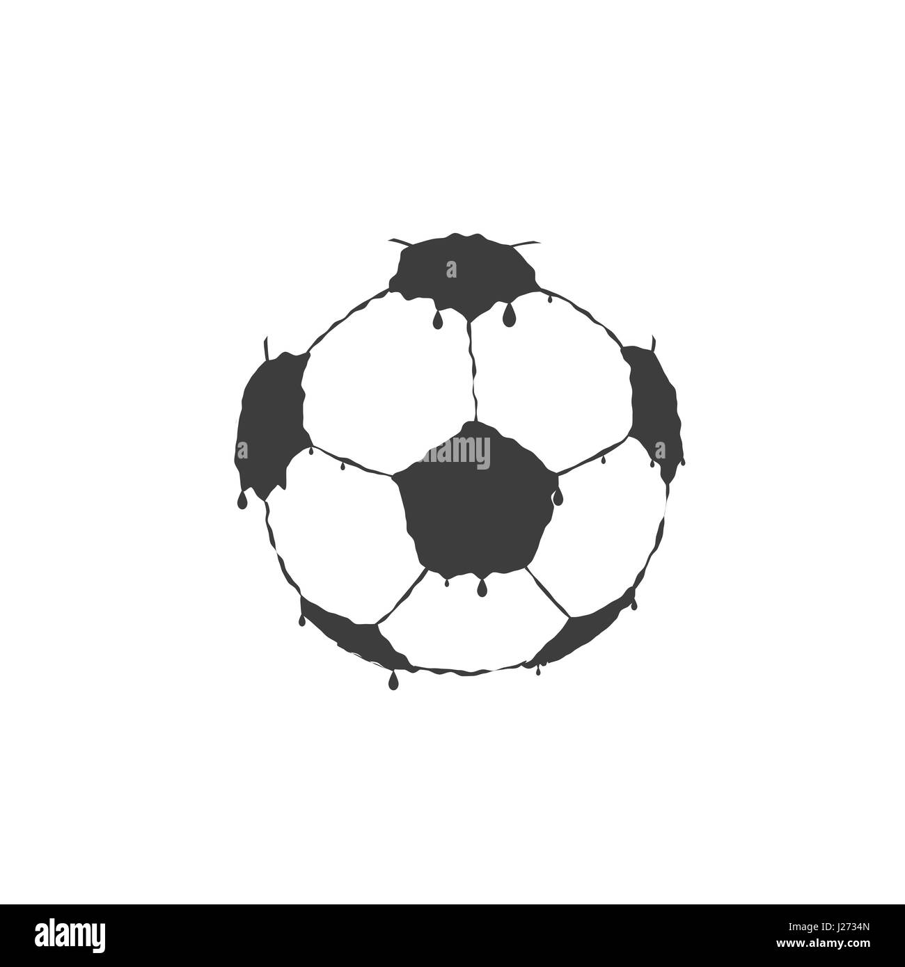 Art Soccer ball Stock Vector Image & Art - Alamy