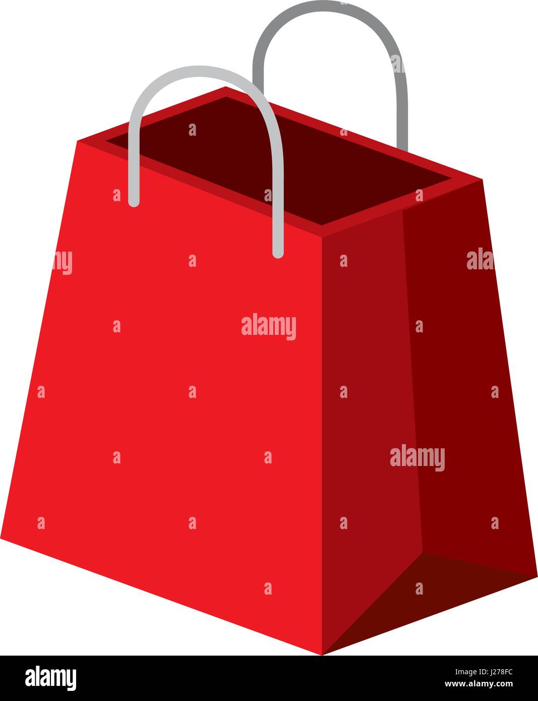 shopping bag isometric icon Stock Vector Image & Art - Alamy