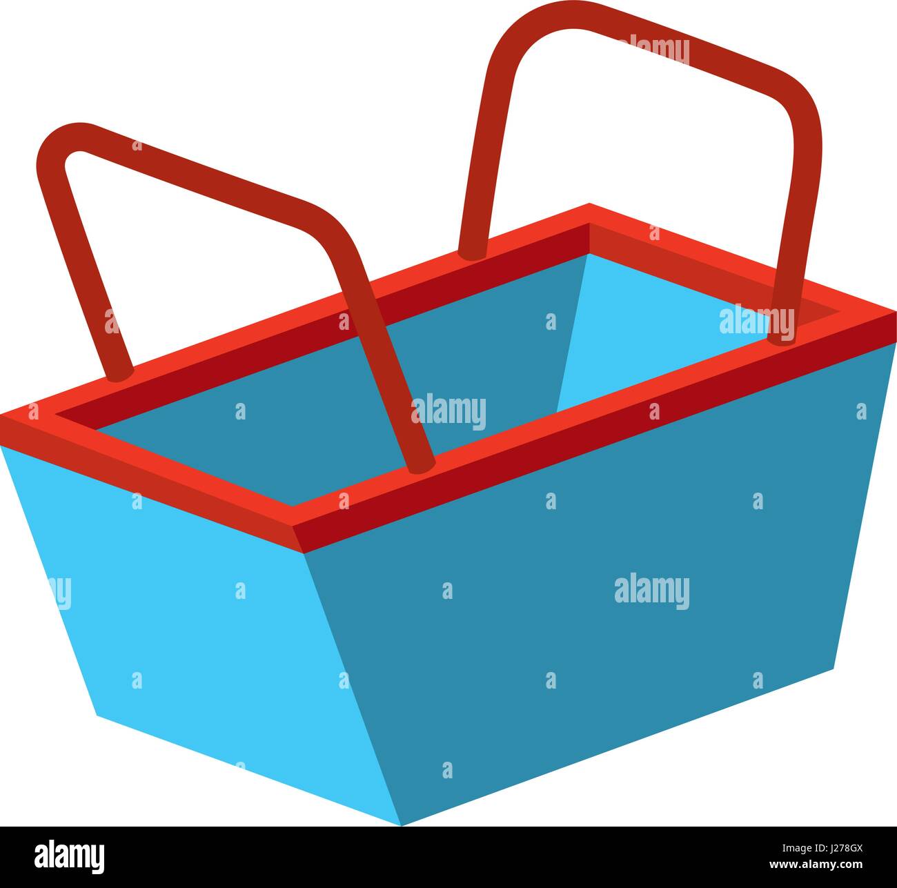 shopping basket isolated icon Stock Vector Image & Art - Alamy
