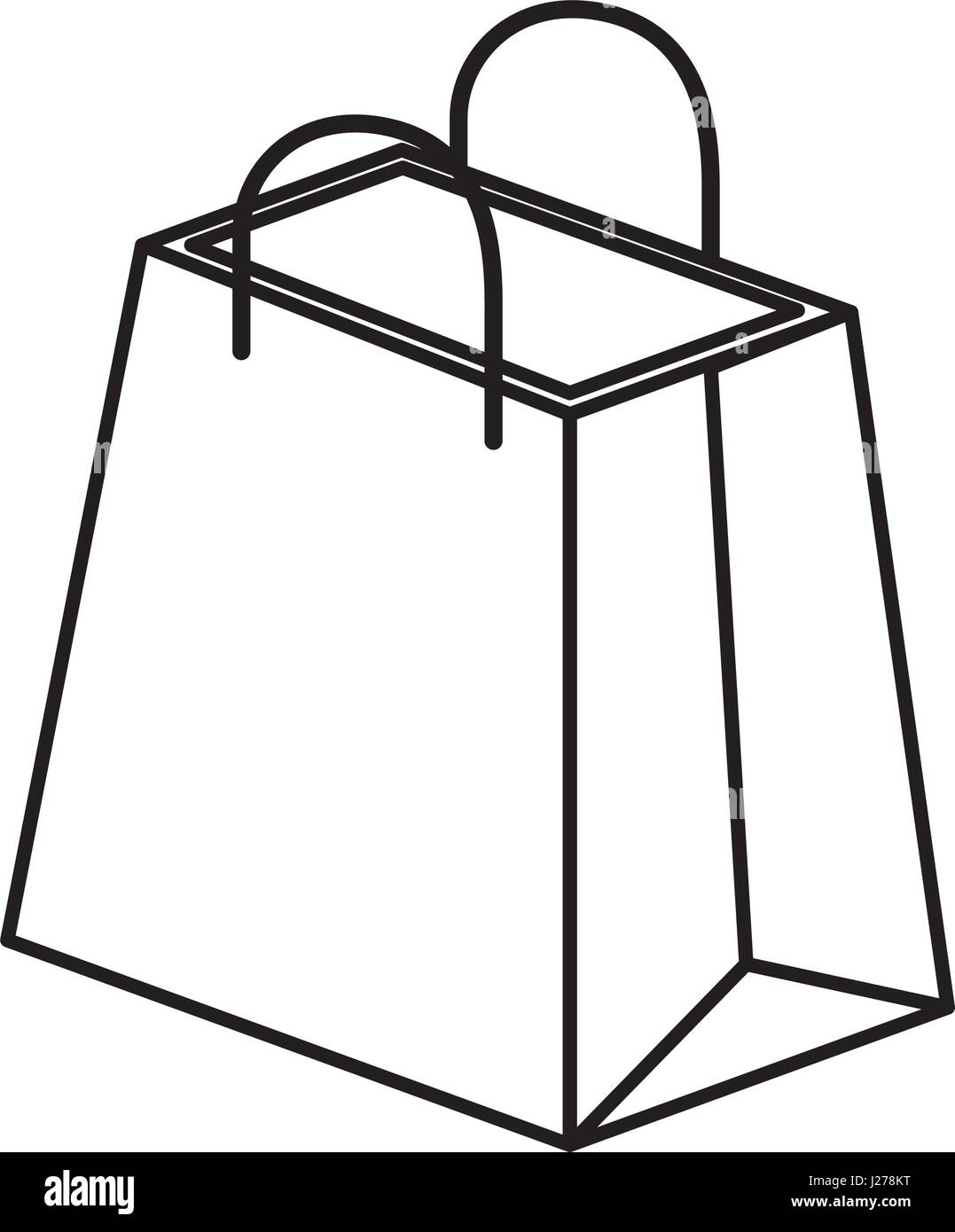 shopping bag isometric icon Stock Vector Image & Art - Alamy